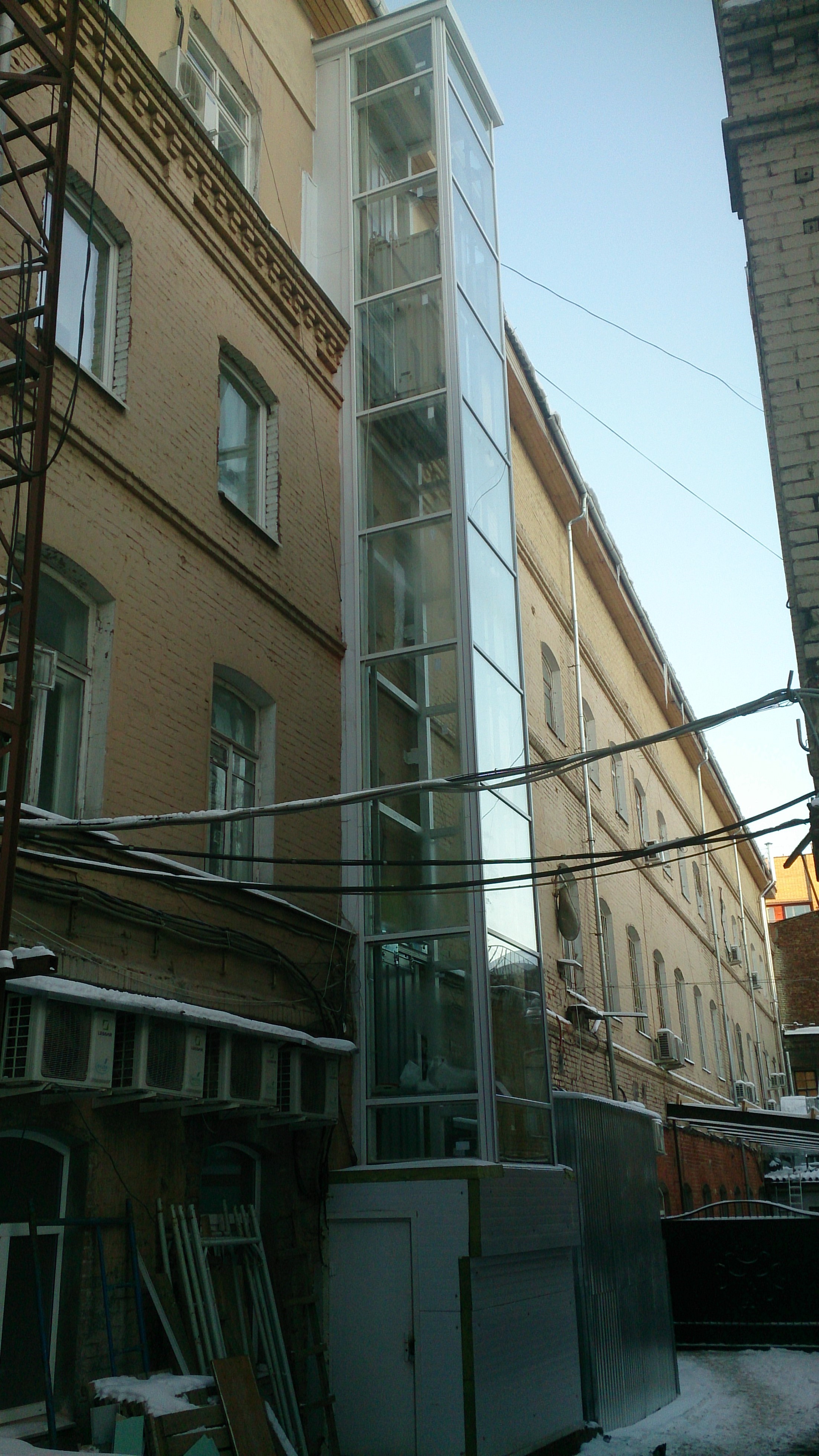 Монтаж лифта Казакова д.8